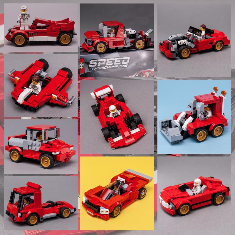 Build a Ferrari F1 Alternate from set 76906 - ToyPro