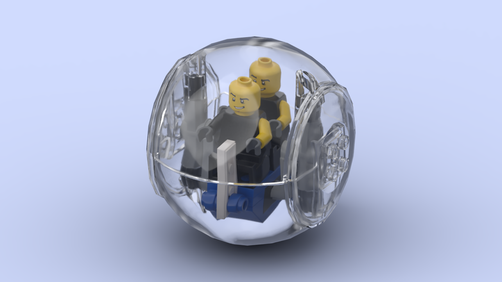 LEGO MOC gyrosphere mod by itsyacoolda | Rebrickable - Build with LEGO