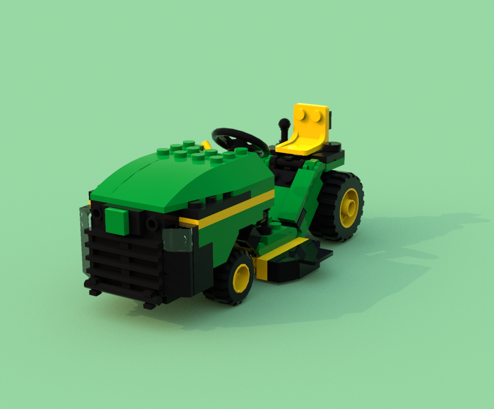 LEGO MOC John Deere 7710 - tractor by thietmaier_mocs