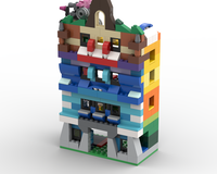 10696 SKYSCRAPER with elevator