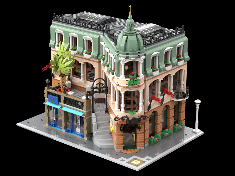 LEGO MOC boutique Hotel Extension by EliteLongbowman7 | Rebrickable ...