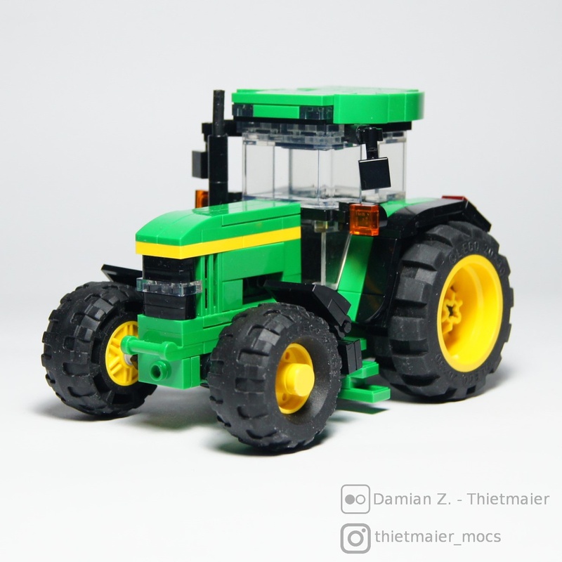 MOC John Deere - tractor by thietmaier_mocs | Rebrickable - with LEGO