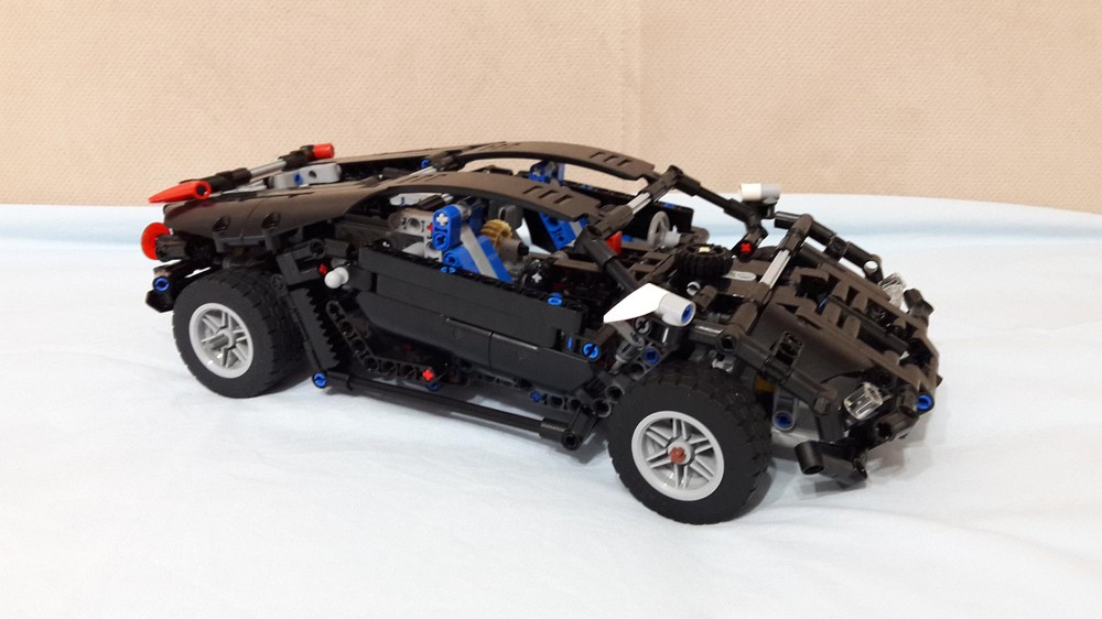 LEGO MOC Small scale Supercar by scynox | Rebrickable - Build with LEGO