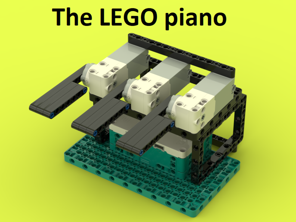 LEGO MOC LEGO MINDSTORMS INVENTOR piano by SashaLEGOfan Rebrickable