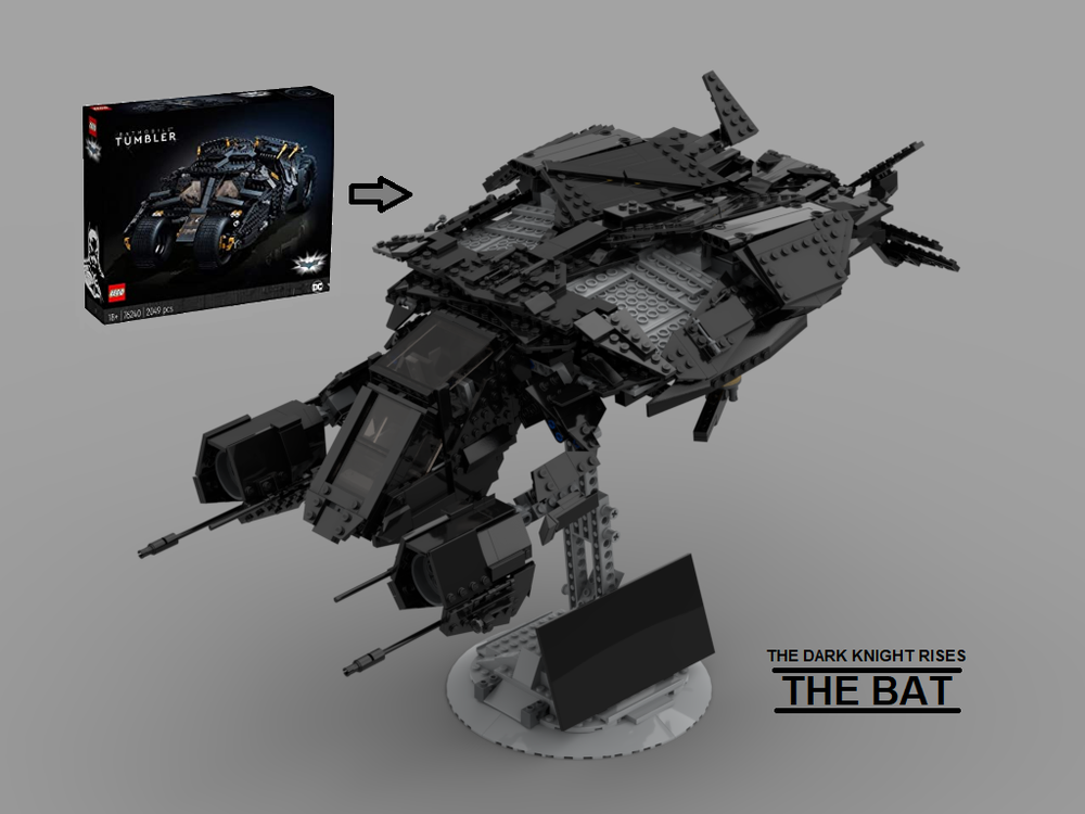 LEGO MOC UCS The Dark Knight Rises Batwing- The Bat by CreationCaravan  (Brad Barber) | Rebrickable - Build with LEGO