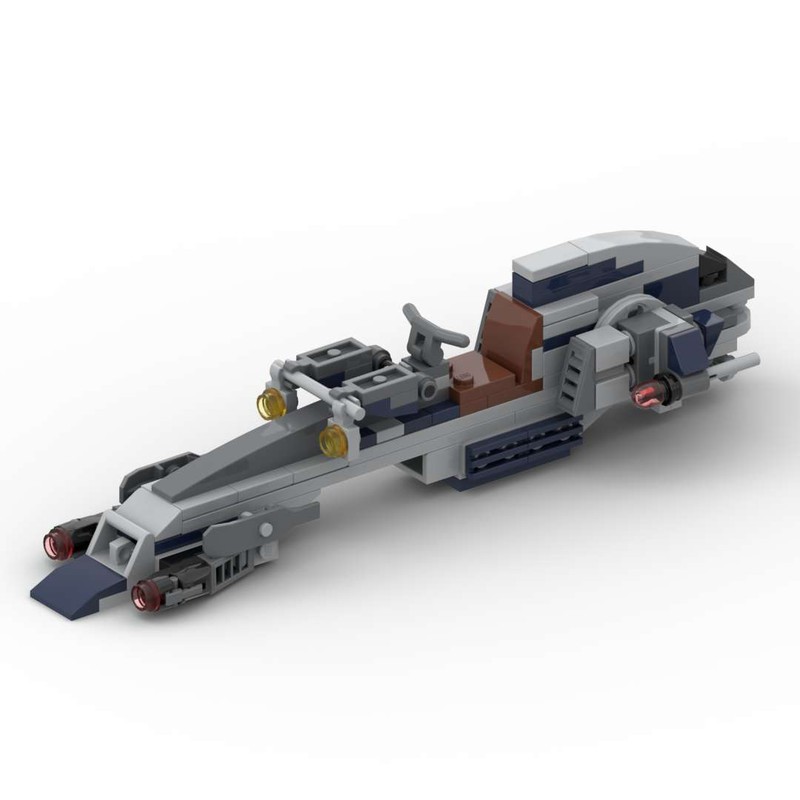 Lego Moc Commander Kes' Barc Speeder By Theevilcactus 