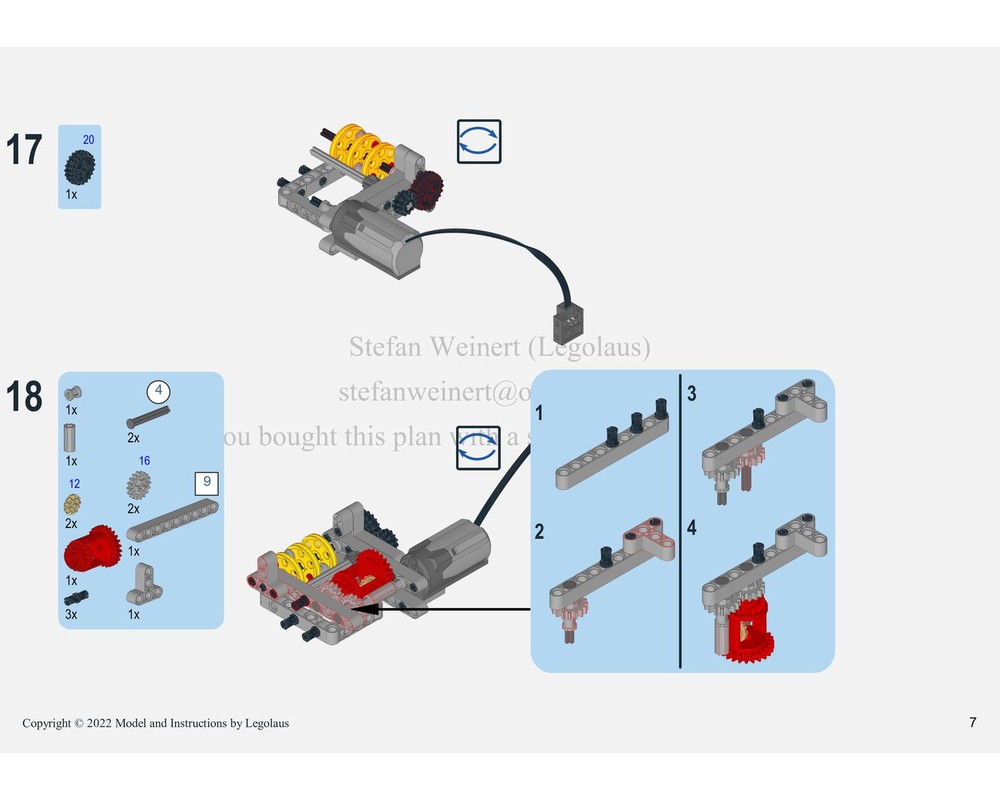 LEGO MOC Mechanical Diesel Sound Module for IR-Control by legolaus ...