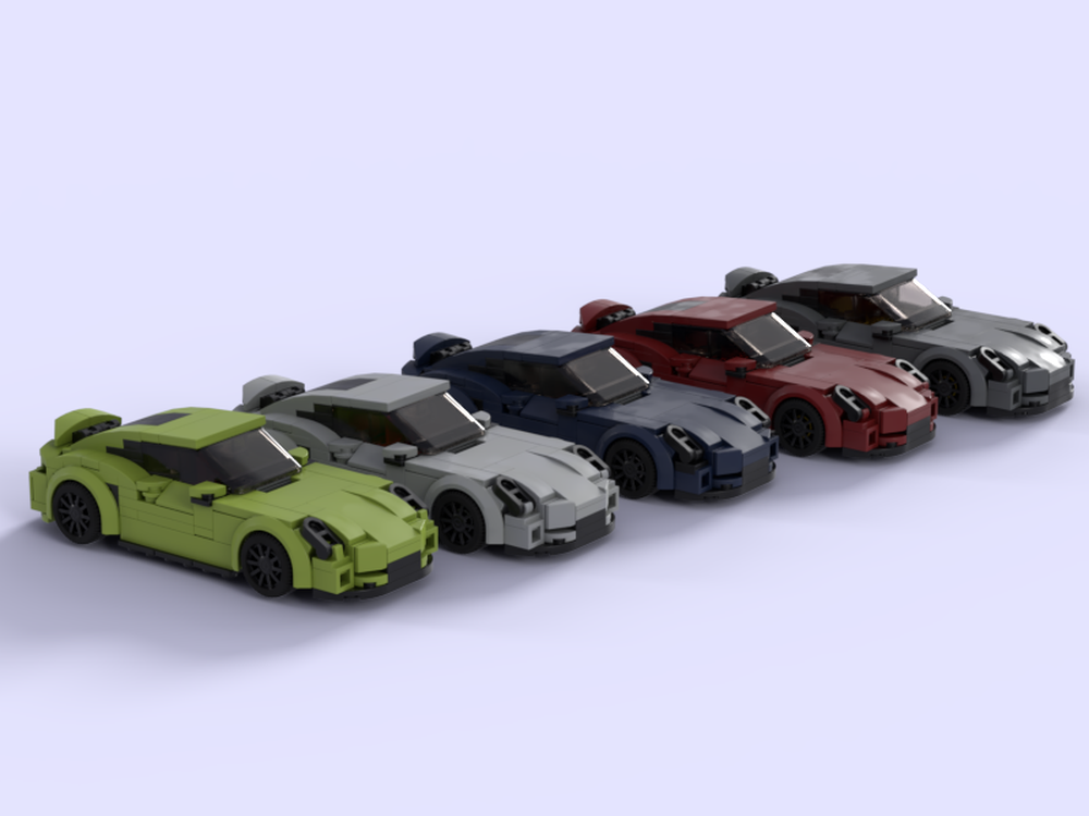 Lego Moc Lego 2021 Porsche 911 Turbo S By Lhmocs_ | Rebrickable - Build  With Lego