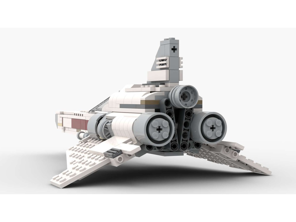 LEGO MOC 75301 Colonial Viper by cubeworrier | Rebrickable - Build with ...