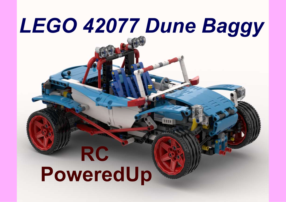 LEGO MOC 42077 Dune Buggy Powered Up. by Rebrickable - Build with LEGO