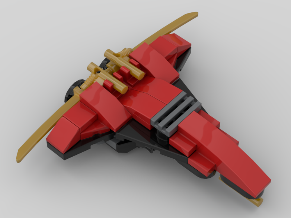 LEGO MOC Kai Charger FIghter by insaneadj | Rebrickable - Build with LEGO