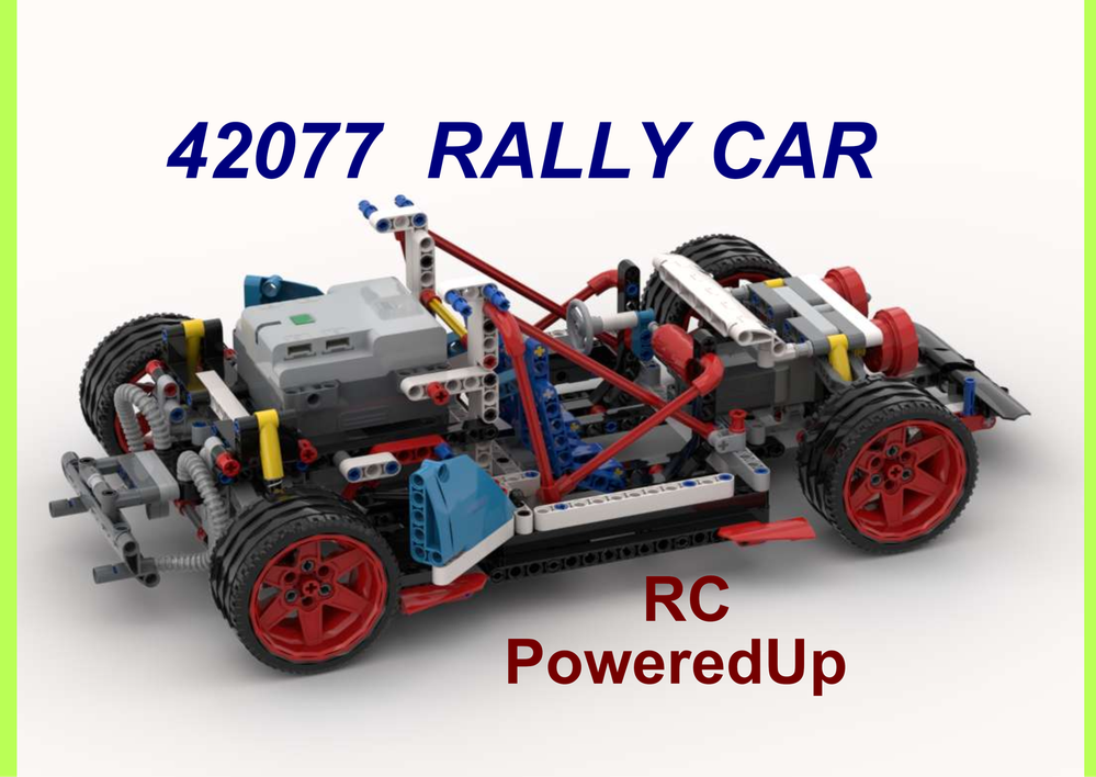 backup vejviser Highland LEGO MOC 42077 RALLY CAR POWERED UP. by EmanueLego | Rebrickable - Build  with LEGO