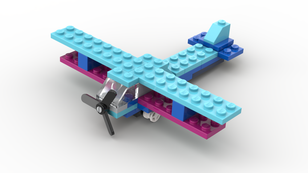 LEGO 11018 Bi plane by Lenarex | Rebrickable Build with LEGO