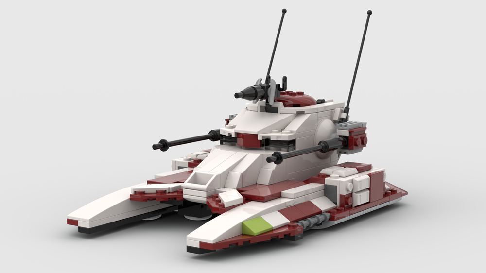 Necklet Fem Finde sig i LEGO MOC Republic Fighter Tank (Redesign of 75342) by Kaiwera05 |  Rebrickable - Build with LEGO