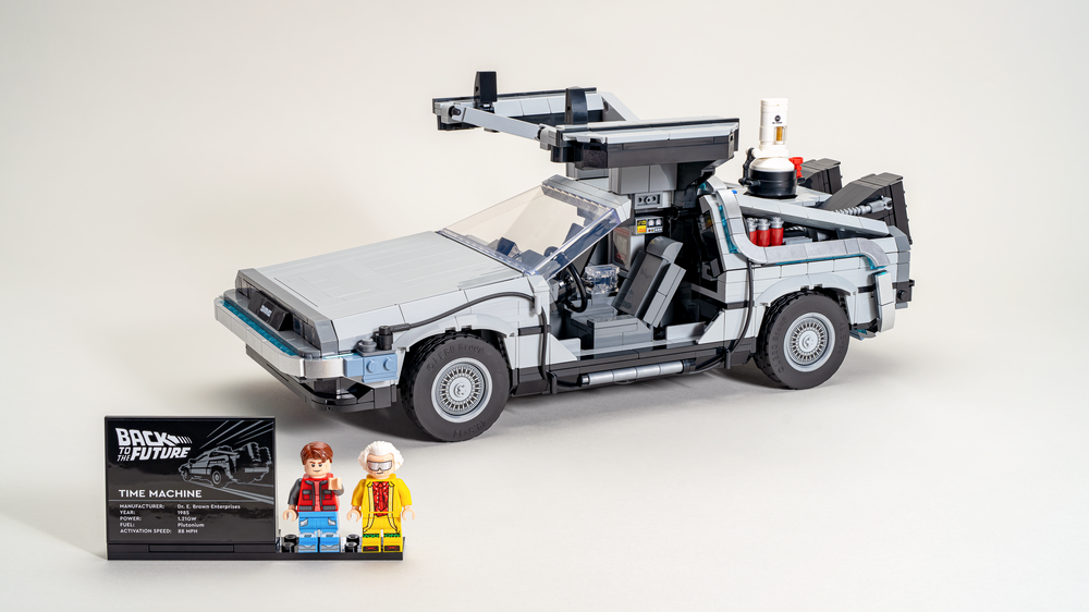LEGO MOC Back to the Future Time Machine - Mods & Improvements by