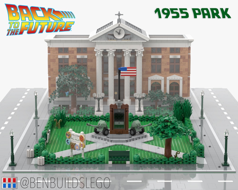 LEGO MOC Modular Back to the Future Clock Tower by benbuildslego