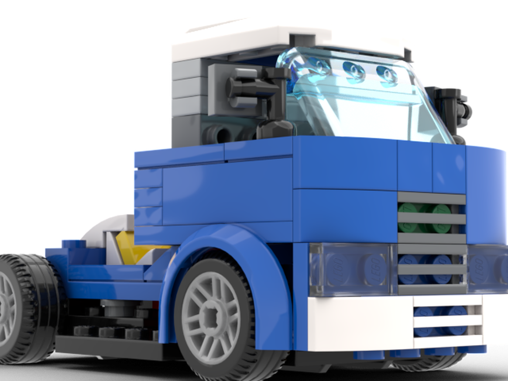 LEGO MOC 60312 - Truck / Big Rig by hoppepe | Rebrickable - Build with LEGO