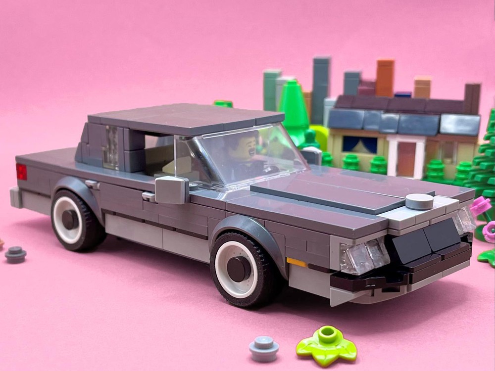 LEGO MOC Chrysler LeBaron Dark Gray by IBrickedItUp | Rebrickable - Build with LEGO