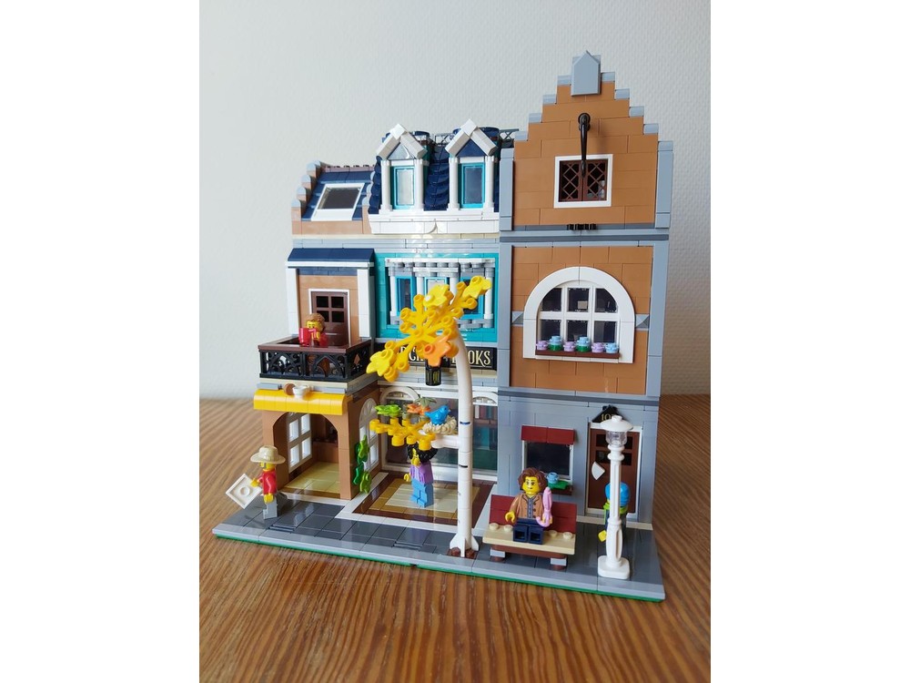 LEGO MOC Bistro Bookshop (alt build of Bookshop - 10270) by JakeS ...