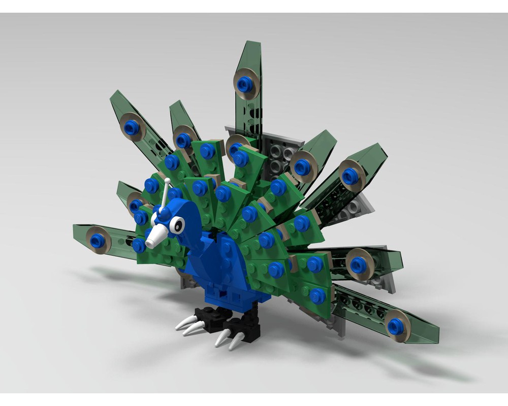 LEGO MOC Peacock by AtticP | Rebrickable - Build with LEGO
