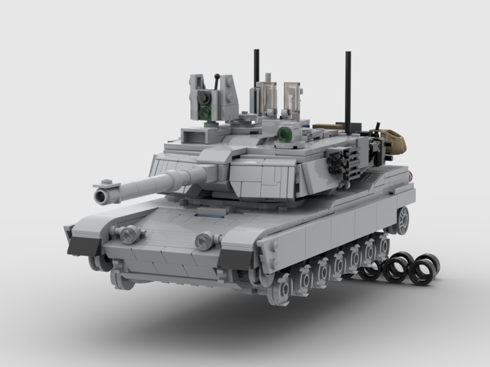 mikro sløjfe Accor LEGO MOC Lego M1 Abrams tank by casus_belli_bricks | Rebrickable - Build  with LEGO