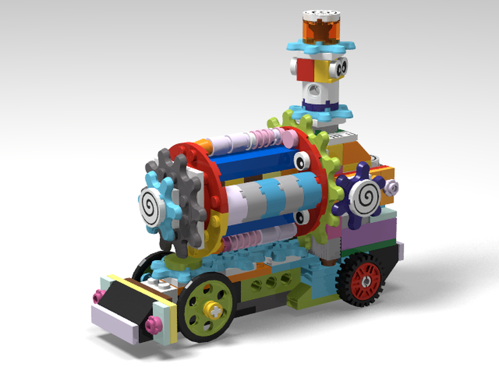 LEGO MOC - crazy locomotive by DPM86 | - Build LEGO