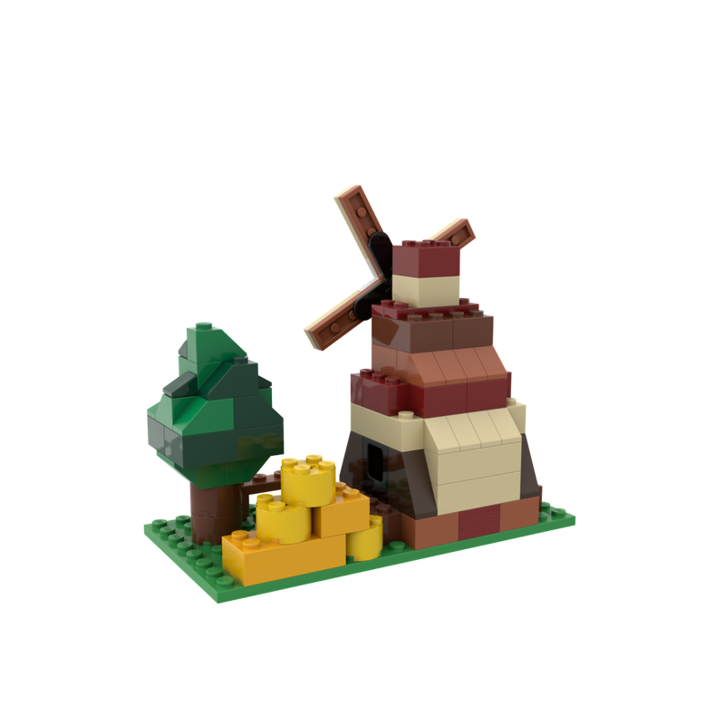 LEGO MOC 10696: Chocolate Windmill by BrickAlchemist | Rebrickable