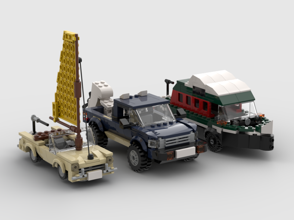 LEGO MOC Top Challenge Set - Amphibious Cars by | Rebrickable - LEGO