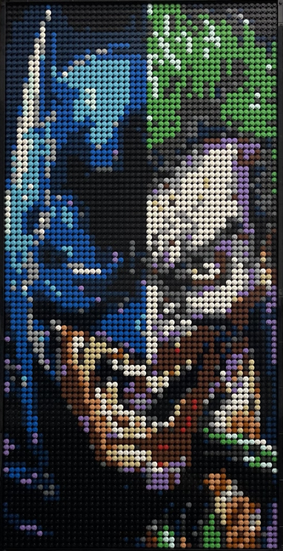 Joker Batman Pixel Art – BRIK