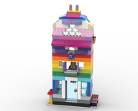 10715 Rainbow doll house
