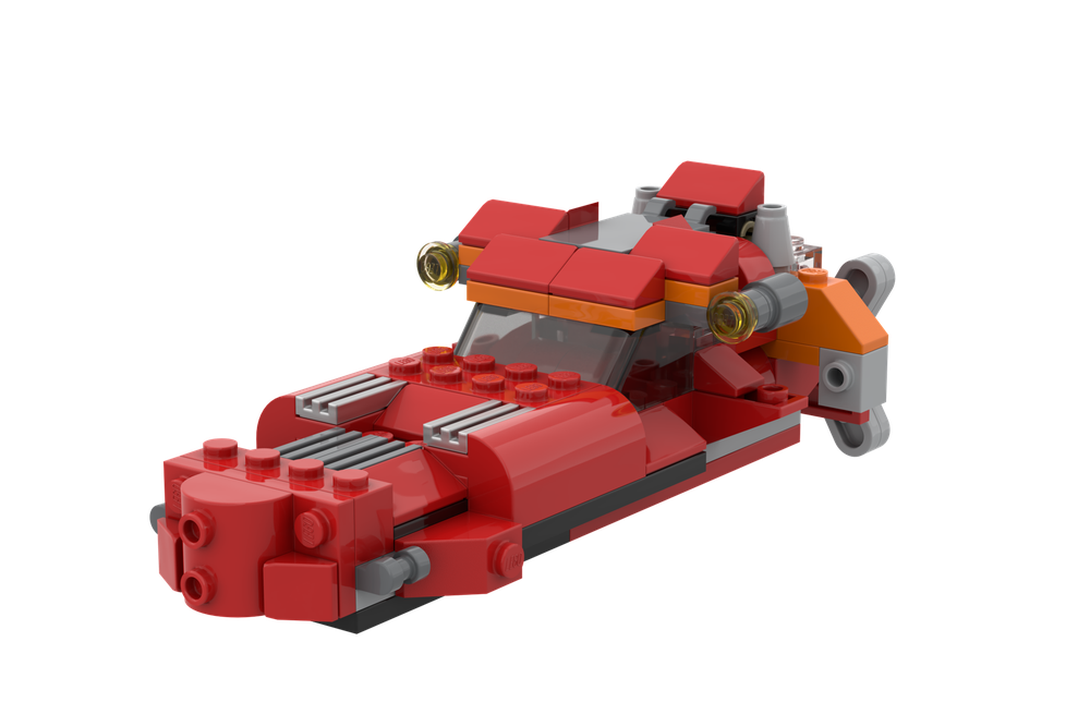 LEGO MOC 31003 Racing Boat by Ilyes Origamist Rebrickable Build with LEGO