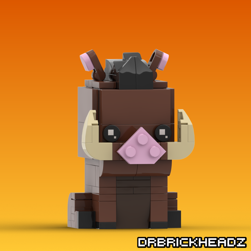 LEGO MOC Pumbaa (The Lion King) Brickheadz by DrBrickheadz ...