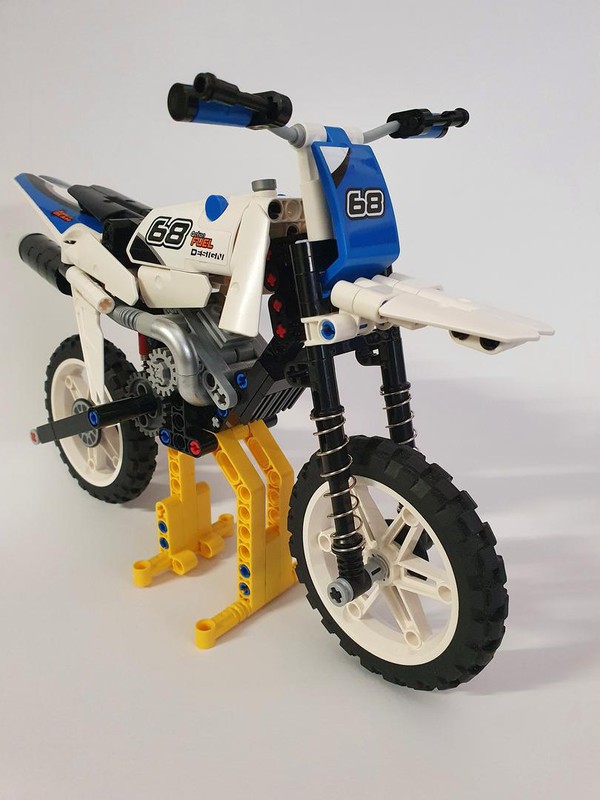 Lego Moc Motorcross Bike By Normankropp Rebrickable Build With Lego