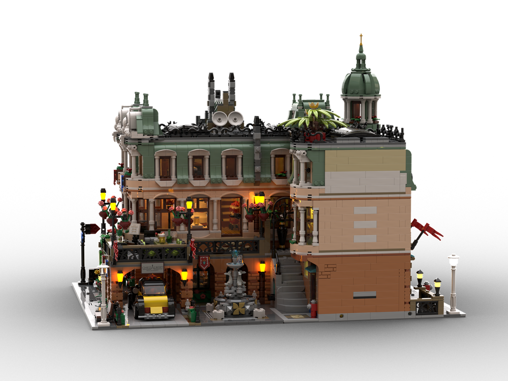 LEGO MOC Grand Boutique Hotel & Garden Palace Restaurant by Fanpeixi ...