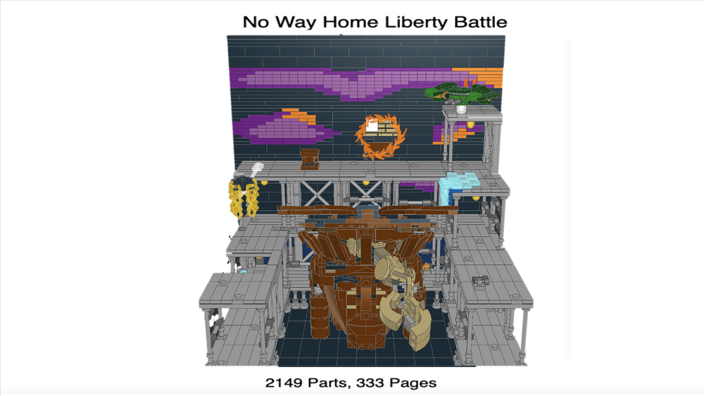 statue of liberty lego marvel