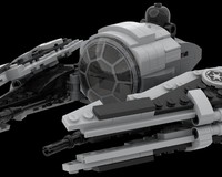 Mini TIE Interceptor (Based on 75168)