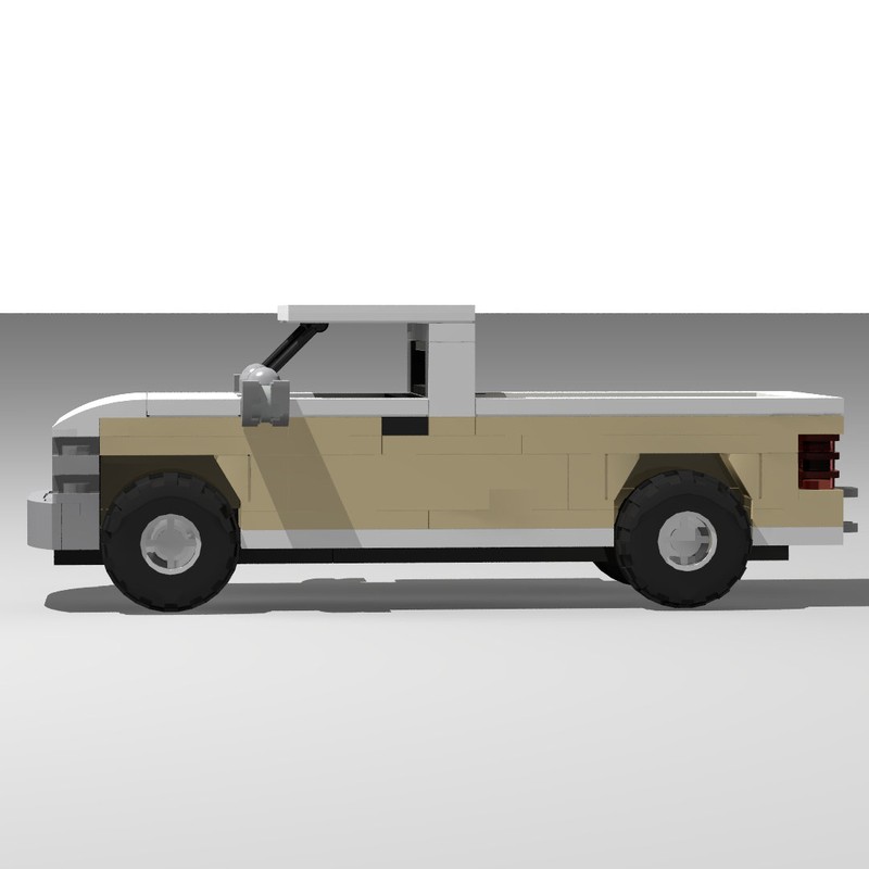 LEGO MOC Gmc Sierra SLE K1500 Regular Cab 6 Wide Mod by EnzoBricks ...