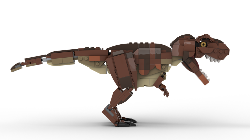 Lego Moc T Rex Minifigure Scale By 2bricksofficial Rebrickable Build With Lego 5191