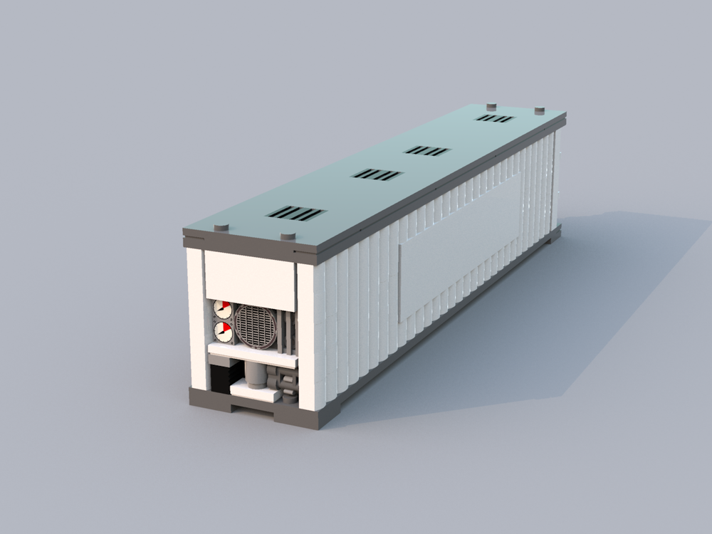 LEGO MOC 40 Container Reefer By Camsbrick Rebrickable Build With LEGO
