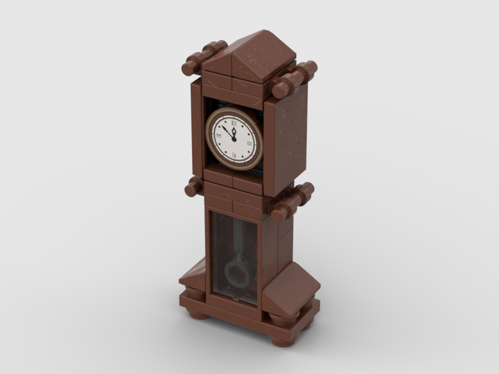 LEGO MOC Grandfather Clock by JD Bricks Rebrickable Build with LEGO