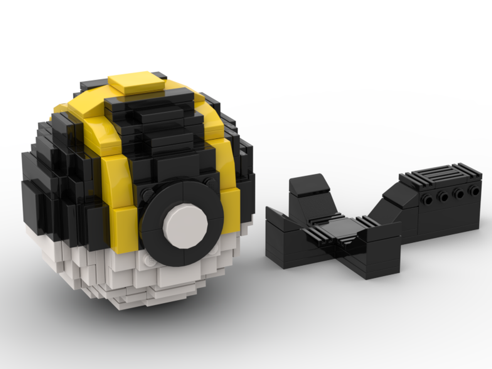 I made a pokéball mimic in Lego [Art] : r/DnD