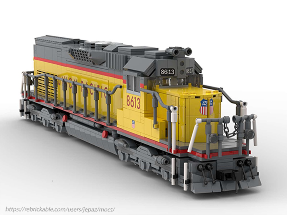 LEGO MOC Union Pacific EMD SD40T-2 by jepaz | Rebrickable - Build with LEGO