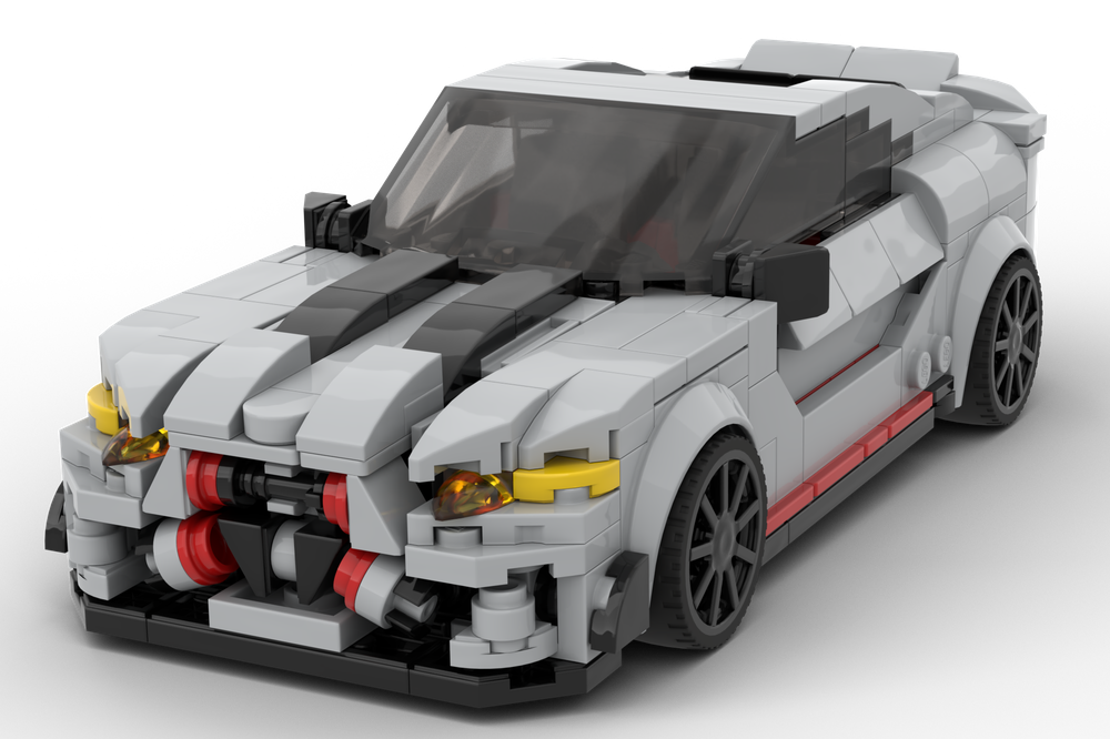 LEGO MOC BMW M4 (G82) BrickBuiltRacers | Rebrickable - with LEGO