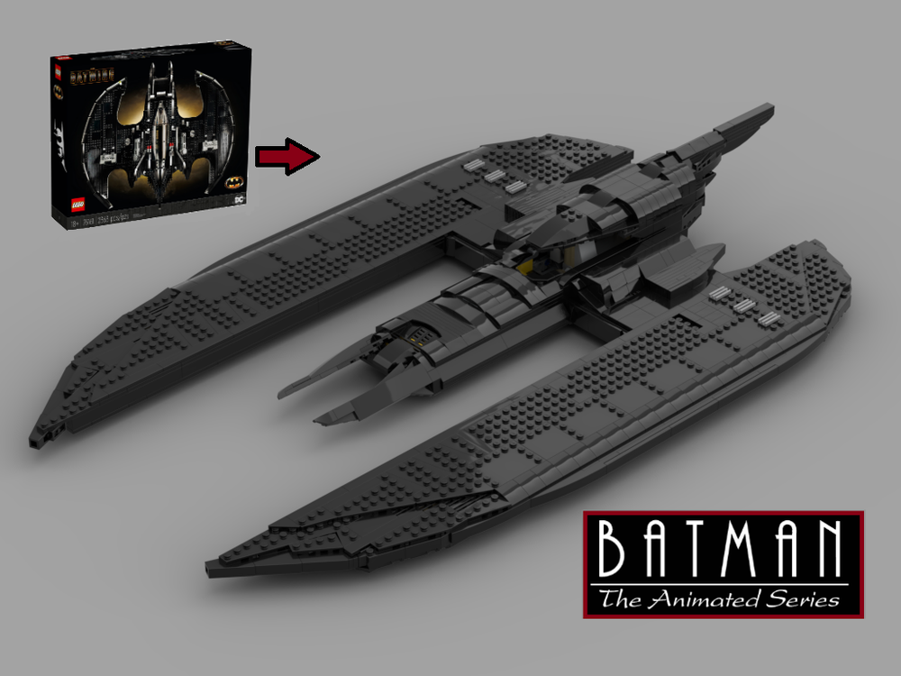 LEGO MOC UCS The Animated Series Batwing by CreationCaravan (Brad