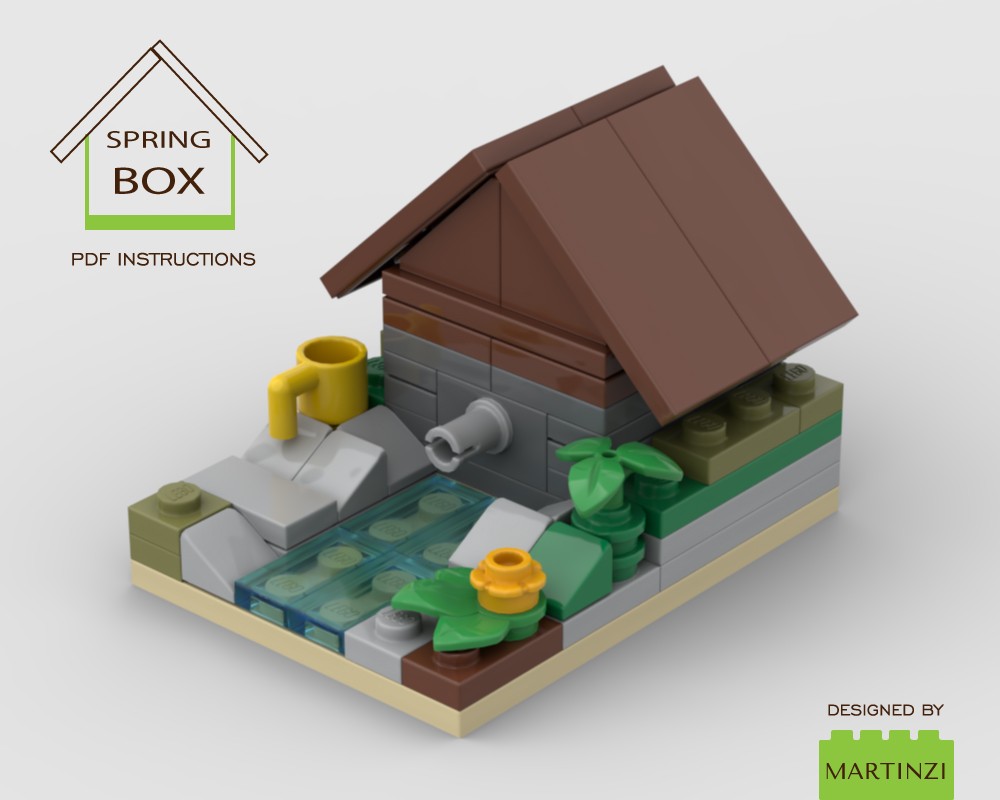LEGO MOC Spring Box by Martinzi | Rebrickable - Build with LEGO