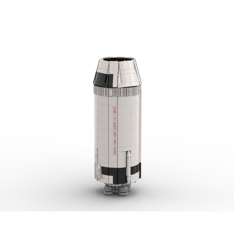 LEGO MOC-112497 Saturn V S-II Upgrade Kit by ScaleModelBuilds