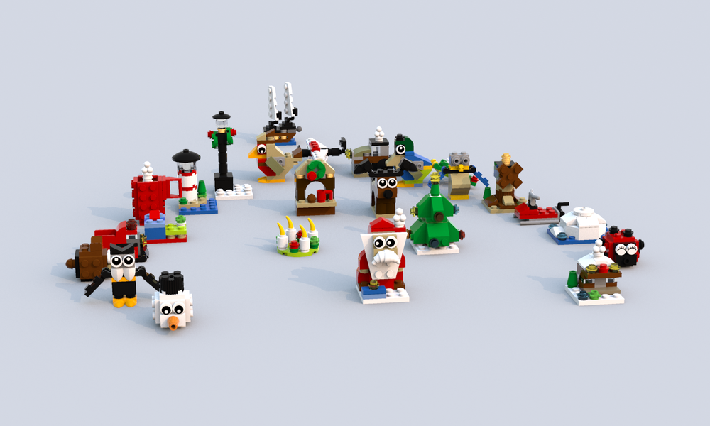 LEGO MOC official lego 40253 24-in-1 giftset by jokey02