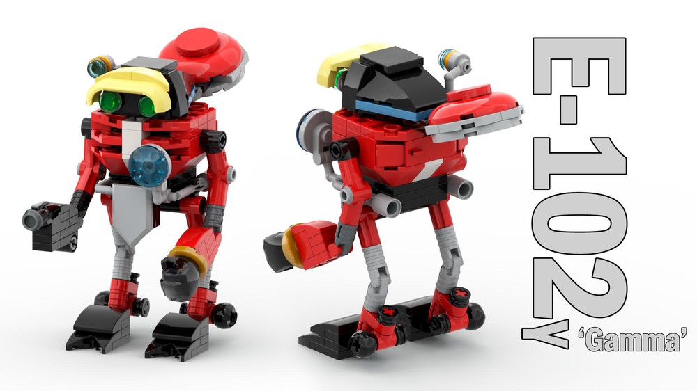 LEGO MOC Sonic Adventure: E-102γ Gamma by Aggravator