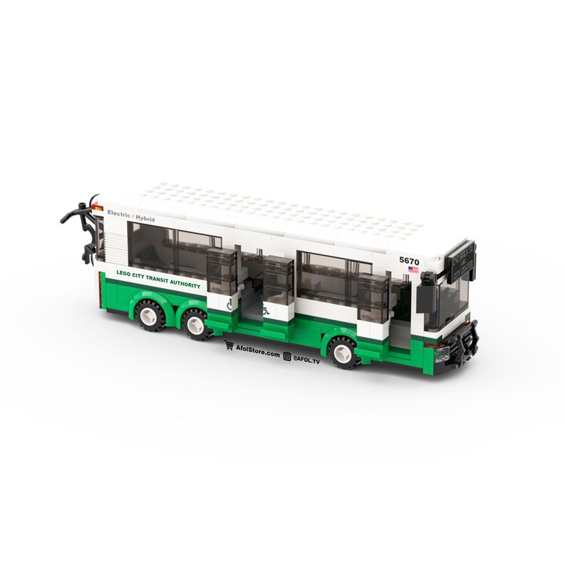 Vis stedet Forbigående Spædbarn LEGO MOC City Bus Instructions by AFOL.TV | Rebrickable - Build with LEGO
