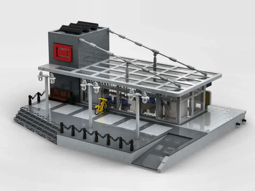 LEGO MOC DB modern train station by SteinbrueckerMOCs | Rebrickable ...